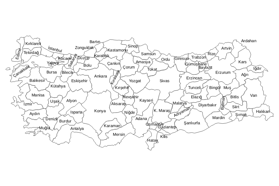 Türkiye Haritası